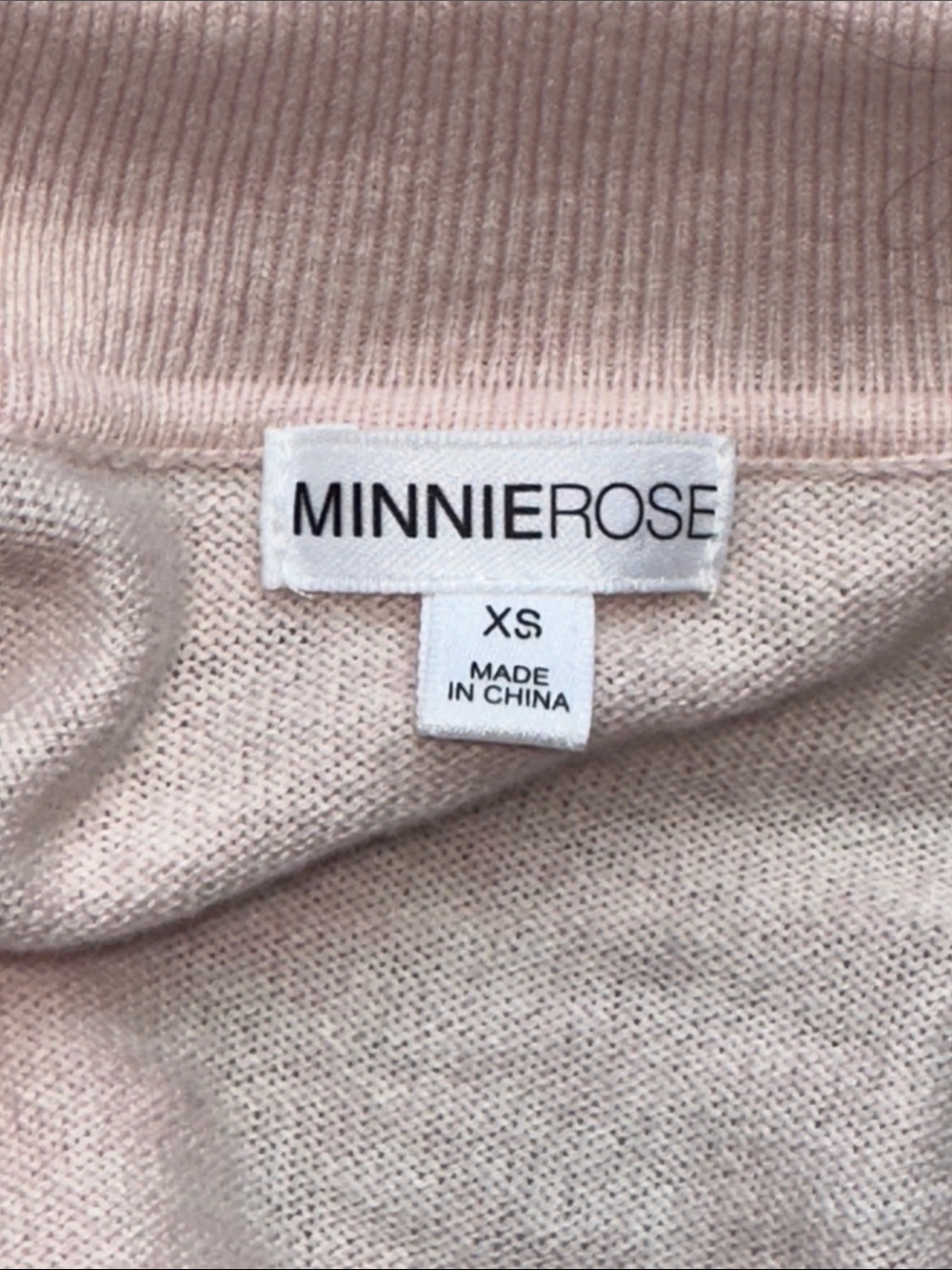 Minnie Rose Blush Pink Knit Top - Picture 2 of 5